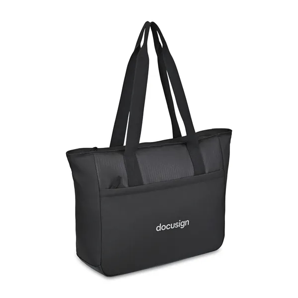 16" laptop tote bag with stretch mesh pockets, zip compartments and... from ASI 56070 Gemline / Gemline®