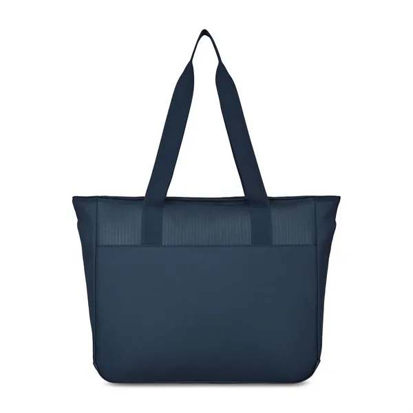 16" laptop tote bag with stretch mesh pockets, zip compartments and... from ASI 56070 Gemline / Gemline®