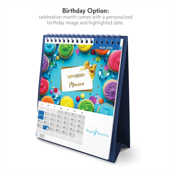 This 12 month tall flip calendar includes high quality photos crafted... from ASI 39850 The Bentcil Company / Bentcils™