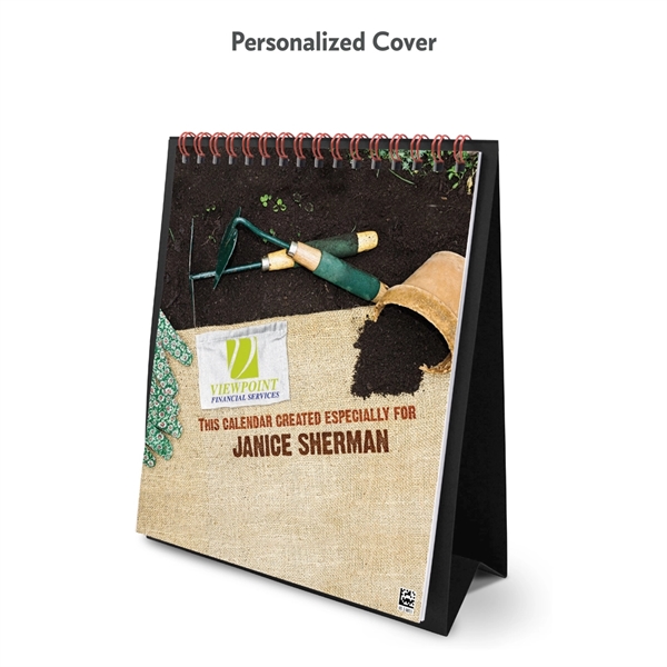 This 12 month tall flip calendar includes high quality photos crafted... from ASI 39850 The Bentcil Company / Bentcils™