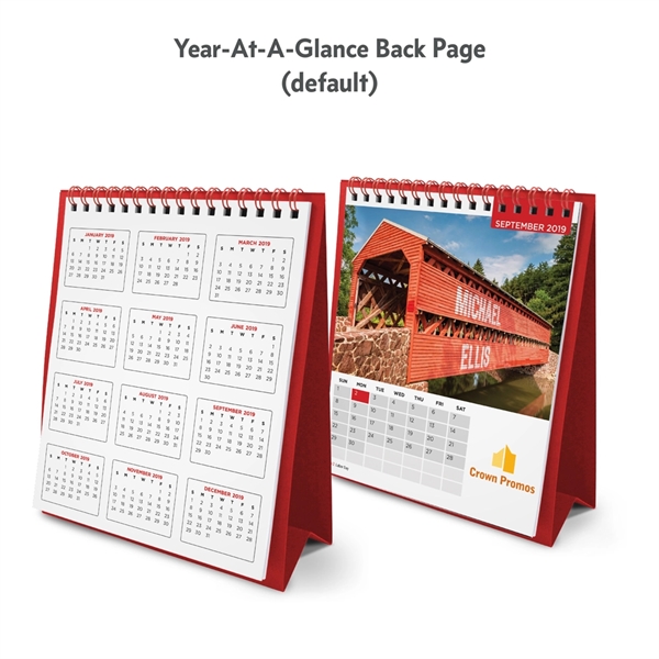 This 12 month tall flip calendar includes high quality photos crafted... from ASI 39850 The Bentcil Company / Bentcils™