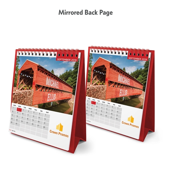 This 12 month tall flip calendar includes high quality photos crafted... from ASI 39850 The Bentcil Company / Bentcils™