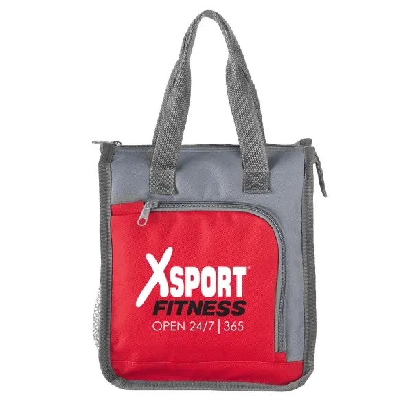 600 denier polyester lunch cooler tote with PEVA lined main compartment,... from ASI 88060 Snugz/USA Inc / Sweda®