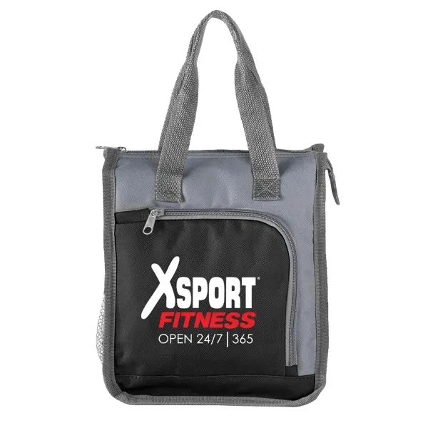 600 denier polyester lunch cooler tote with PEVA lined main compartment,... from ASI 88060 Snugz/USA Inc / Sweda®