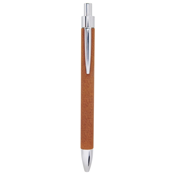 5 5/16" pen made of stainless steel and rawhide leatherette with... from ASI 74601 Calico