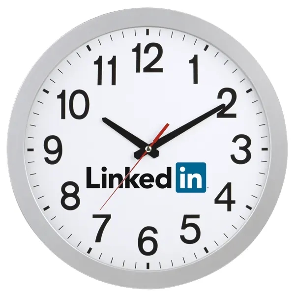 11 7/8" x 1 1/2" wall clock offered in black or... from ASI 88060 Snugz/USA Inc / Sweda®