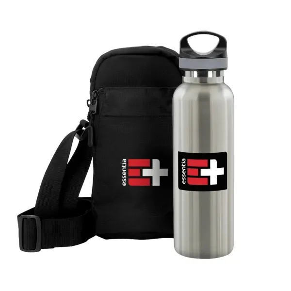 Gift set with a 20 oz. double wall, vacuum insulated bottle,... from ASI 88060 Snugz/USA Inc