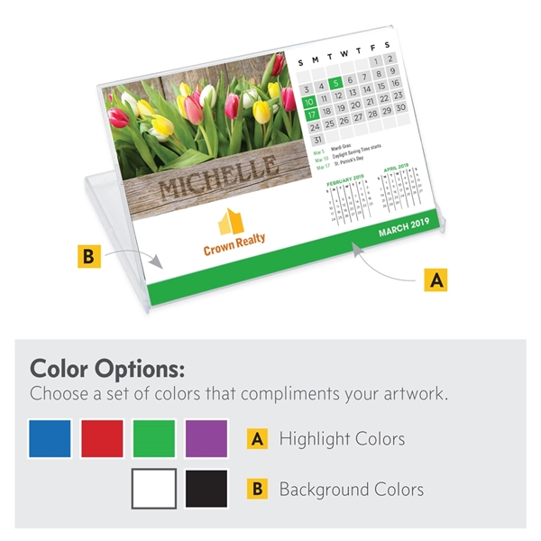 Attract attention for your business with a 4x6 jewel case desktop... from ASI 39850 The Bentcil Company / Bentcils™