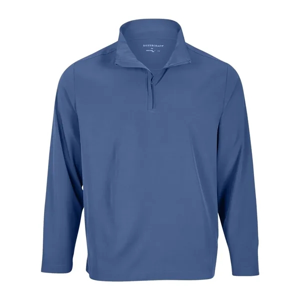 Boxercraft Quarter-Zip Stretch Pullover... from ASI 84358 S&S Activewear