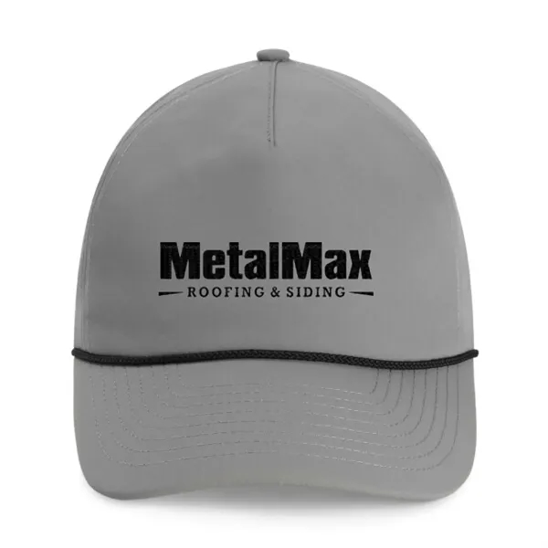 Imperial 5054U 5-Panel The Harrison performance rope cap with leatherette patch... from ASI 74601 Calico