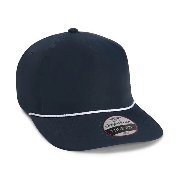 Imperial 5054U 5-Panel The Harrison performance rope cap with leatherette patch... from ASI 74601 Calico