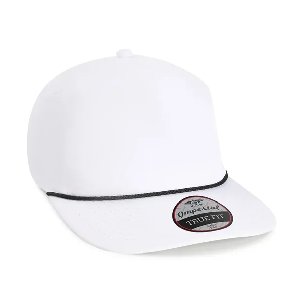 Imperial 5054U 5-Panel The Harrison performance rope cap with leatherette patch... from ASI 74601 Calico