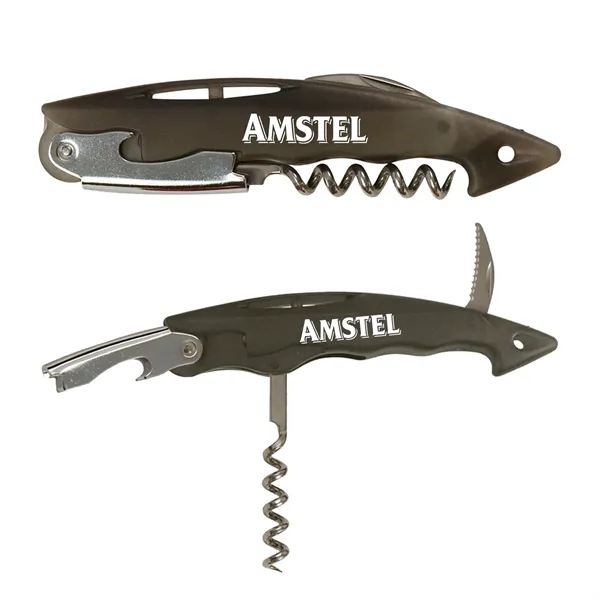 This 3-in-1 wine tool includes a corkscrew, bottle opener and foil... from ASI 52710 Lincoln Line