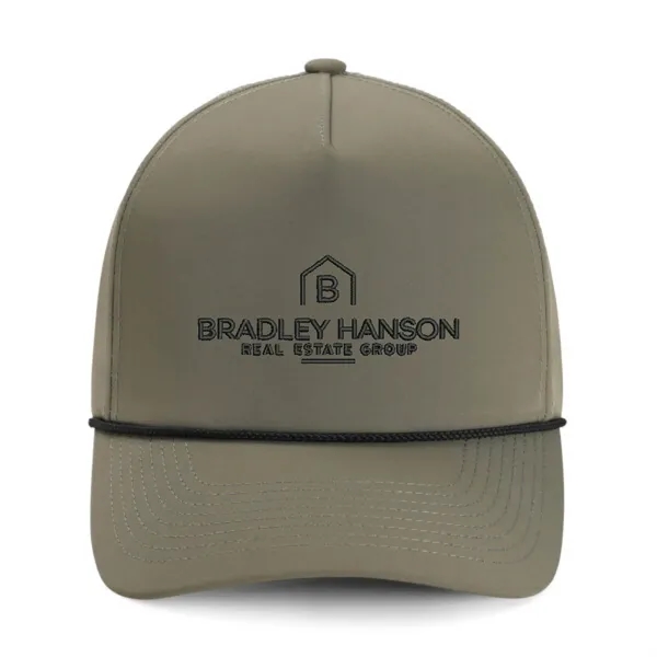 Imperial 5054 5-Panel Wrightson performance rope cap with leatherette patch or... from ASI 74601 Calico