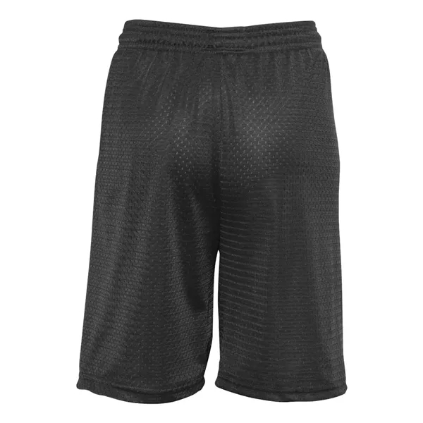 Youth polyester mesh shorts, blank.... from ASI 84358 S&S Activewear