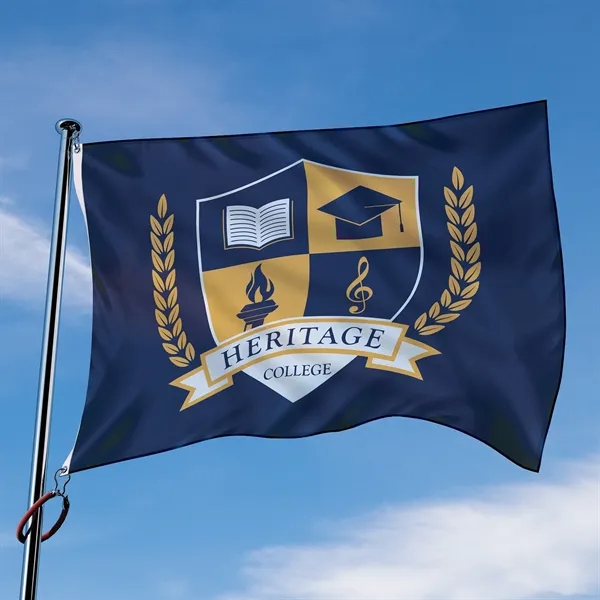 4' x 6' Digitally Printed Outdoor Spun Polyester Single Reverse Double... from ASI 80228 Quinn