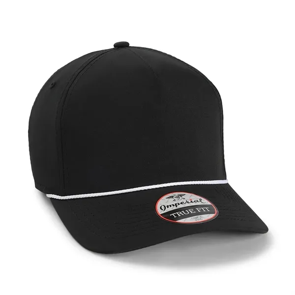 Imperial 5054 5-Panel Wrightson performance rope cap with leatherette patch or... from ASI 74601 Calico