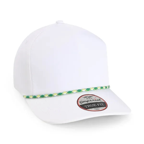 Imperial 5054 5-Panel Wrightson performance rope cap with leatherette patch or... from ASI 74601 Calico