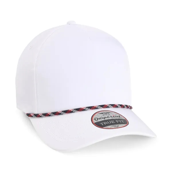 Imperial 5054 5-Panel Wrightson performance rope cap with leatherette patch or... from ASI 74601 Calico