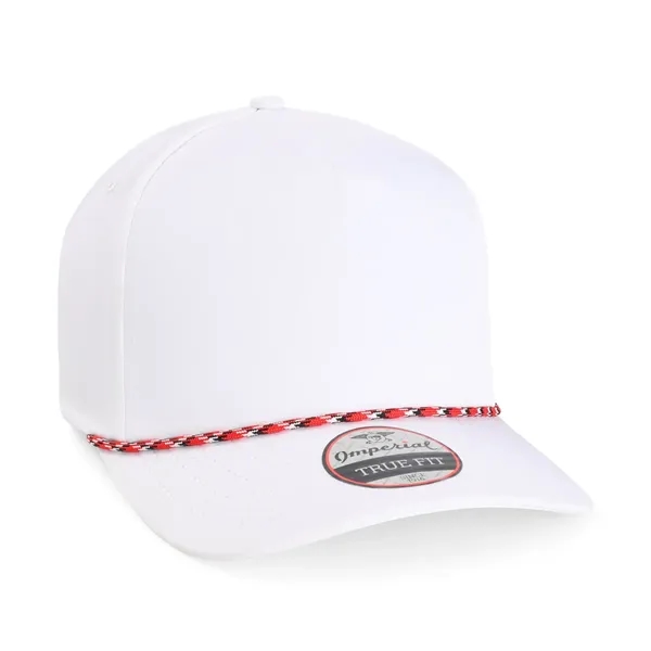 Imperial 5054 5-Panel Wrightson performance rope cap with leatherette patch or... from ASI 74601 Calico
