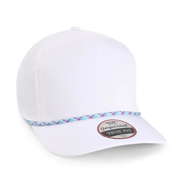 Imperial 5054 5-Panel Wrightson performance rope cap with leatherette patch or... from ASI 74601 Calico