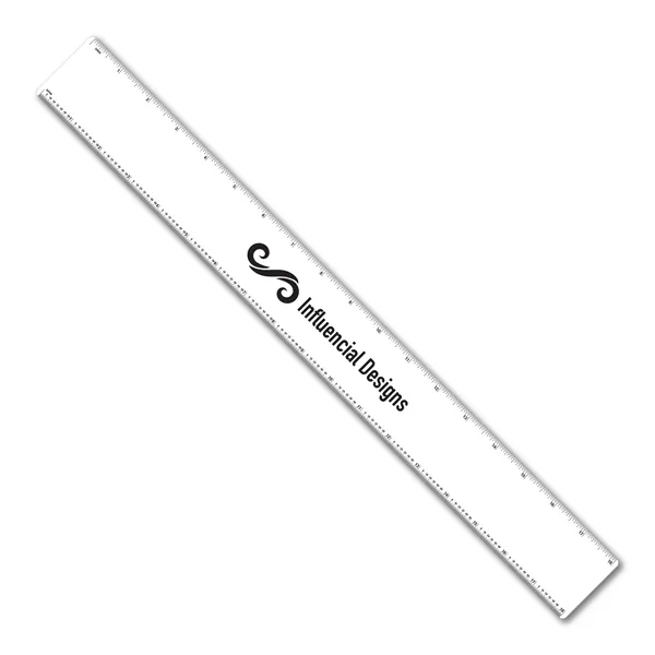 18 inch .020 flexible PVC ruler with general scales. Printed four... from ASI 53430 Executive Line / Executive Line®