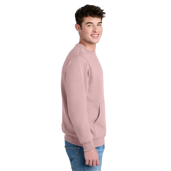 Port & Company Core Fleece Crewneck Pocket Sweatshirt... from ASI 84863 SanMar