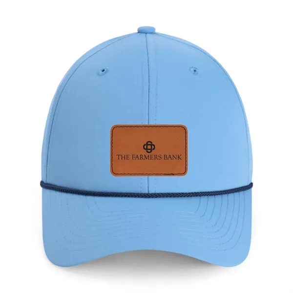 Imperial 7054 6-Panel Wingman performance rope cap with leatherette patch or... from ASI 74601 Calico