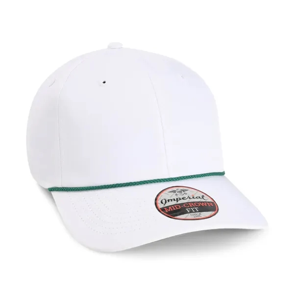 Imperial 7054 6-Panel Wingman performance rope cap with leatherette patch or... from ASI 74601 Calico