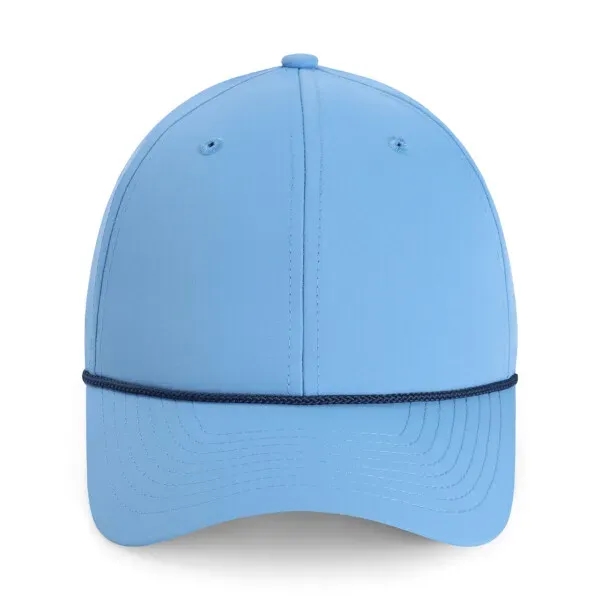 Imperial 7054 6-Panel Wingman performance rope cap with leatherette patch or... from ASI 74601 Calico