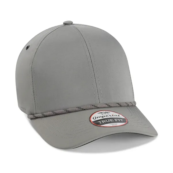 Imperial 6054 6-Panel Habanero performance rope cap with leatherette patch or... from ASI 74601 Calico