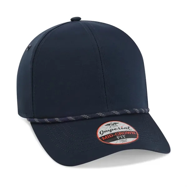 Imperial 6054 6-Panel Habanero performance rope cap with leatherette patch or... from ASI 74601 Calico