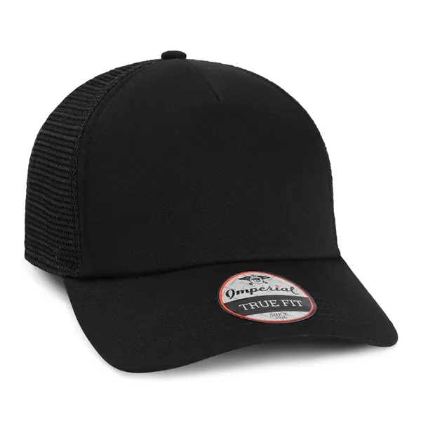 Imperial 1287 5-Panel North Country Trucker Hat with leatherette patch or... from ASI 74601 Calico