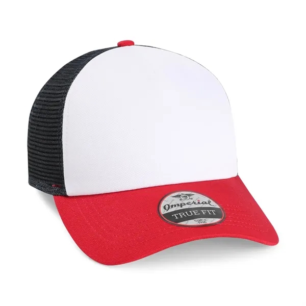 Imperial 1287 5-Panel North Country Trucker Hat with leatherette patch or... from ASI 74601 Calico