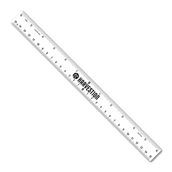 12 inch .020 flexible PVC ruler with center finding scales. Printed... from ASI 53430 Executive Line / Executive Line®