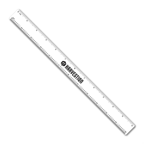 12 inch .020 flexible PVC ruler with center finding scales. Printed... from ASI 53430 Executive Line / Executive Line®