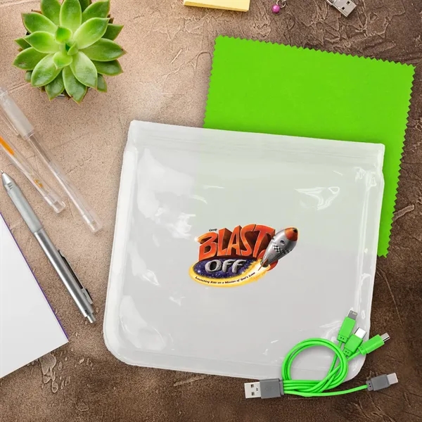 Clear Cable & Cloth Set... from ASI 30208 A P Specialties / AP Specialties