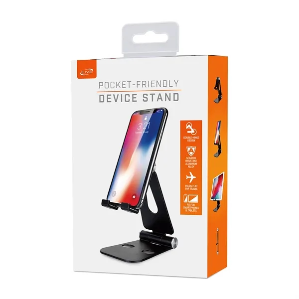 Aluminum alloy device stand with foldable design and 270 degree double-hinged... from ASI 56070 Gemline / Gemline®