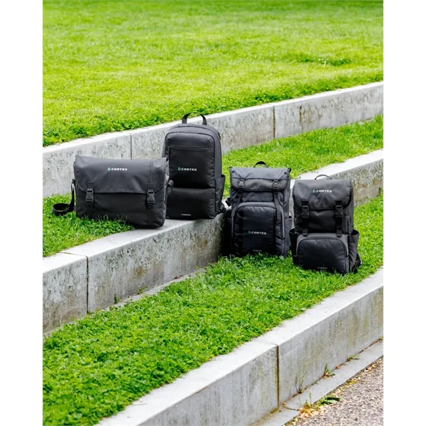 Top loading backpack with padded laptop sleeve and reflective front strip.... from ASI 56070 Gemline / Gemline®