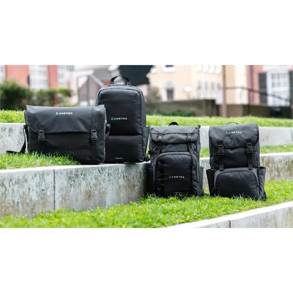 Top loading backpack with padded laptop sleeve and reflective front strip.... from ASI 56070 Gemline / Gemline®