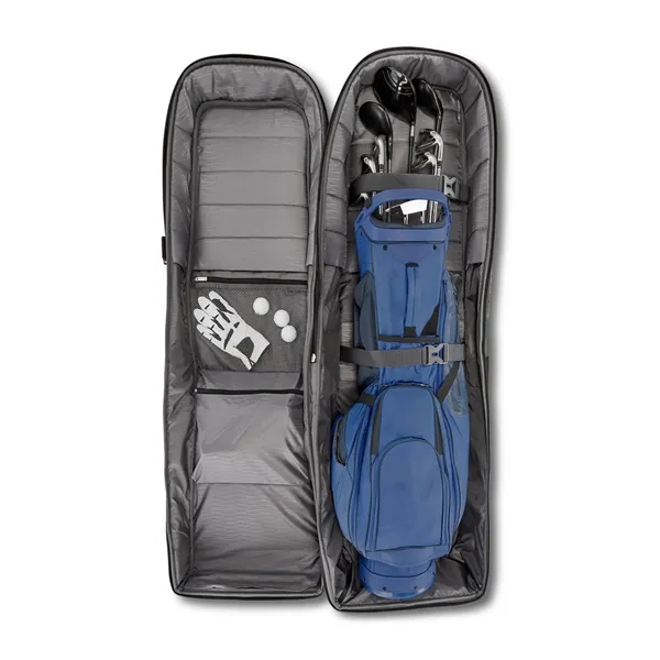 Travel golf bag with luggage tag, rolling wheels, dual front grab... from ASI 56070 Gemline / Gemline®