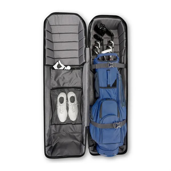 Hard-side travel golf bag with integrated TSA lock, wheels, retractable handles... from ASI 56070 Gemline / Gemline®