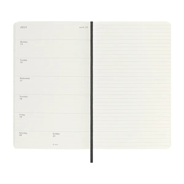 12-month weekly 2026 planner with soft cover, elastic closure and ribbon... from ASI 56070 Gemline / Gemline®