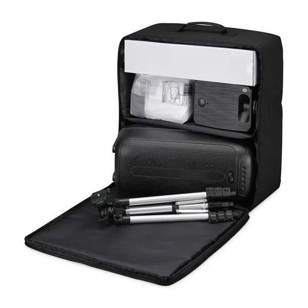 Movie theatre kit with projector, 120" screen, tripod and Bluetooth speaker.... from ASI 56070 Gemline / Gemline®