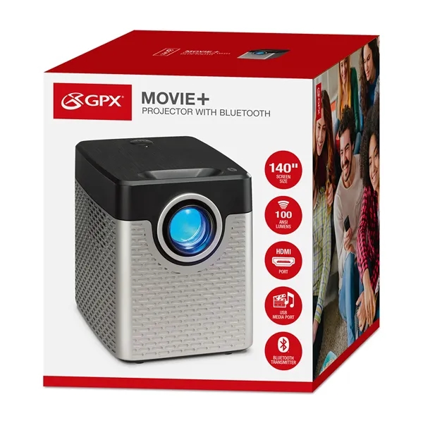 Movie theatre kit with projector, 120" screen, tripod and Bluetooth speaker.... from ASI 56070 Gemline / Gemline®