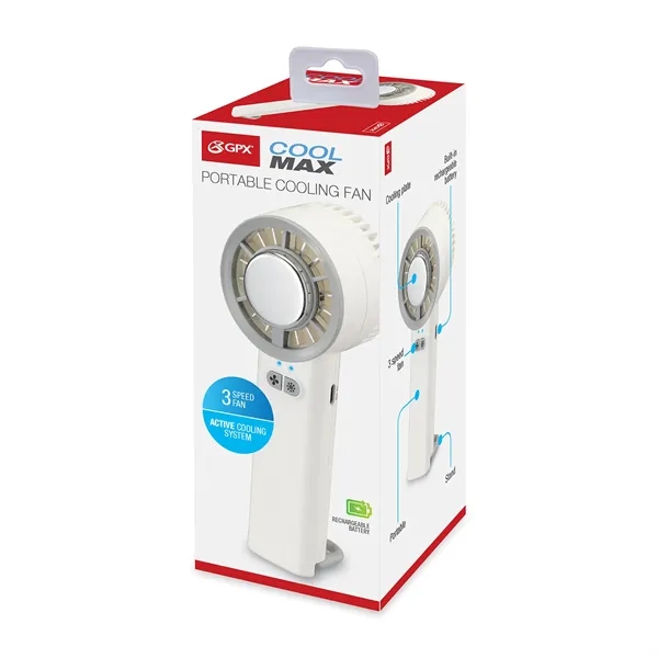 Portable handheld fan with built-in rechargeable battery.... from ASI 56070 Gemline / Gemline®