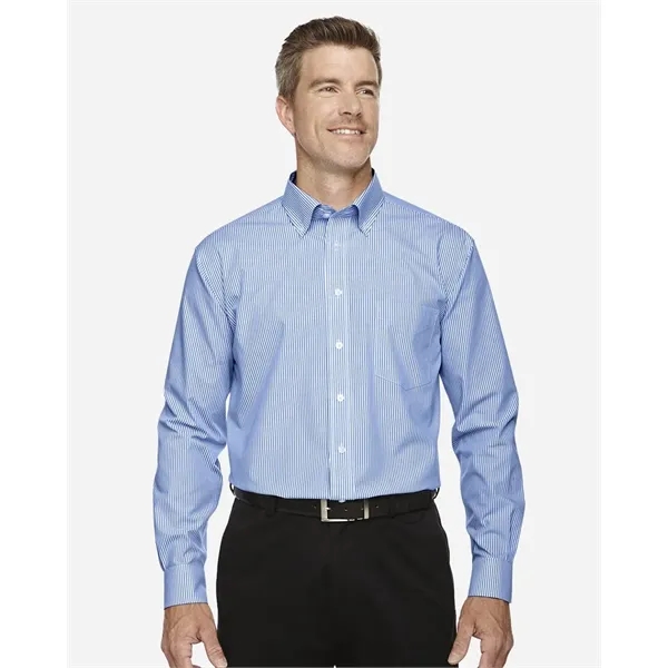 DJ Classic Crown Collection® Banker Stripe Woven Shirt... from ASI 84358 S&S Activewear