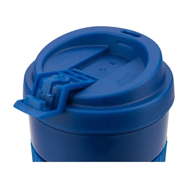 19 oz. travel coffee cup with double wall construction, flip-tab lid... from ASI 56070 Gemline / Gemline®