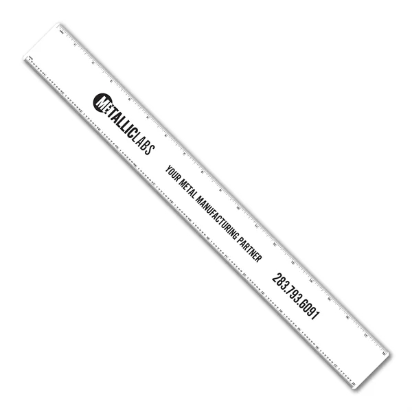 18 inch .020 flexible PVC ruler with tinner circumference scales. Printed... from ASI 53430 Executive Line / Executive Line®