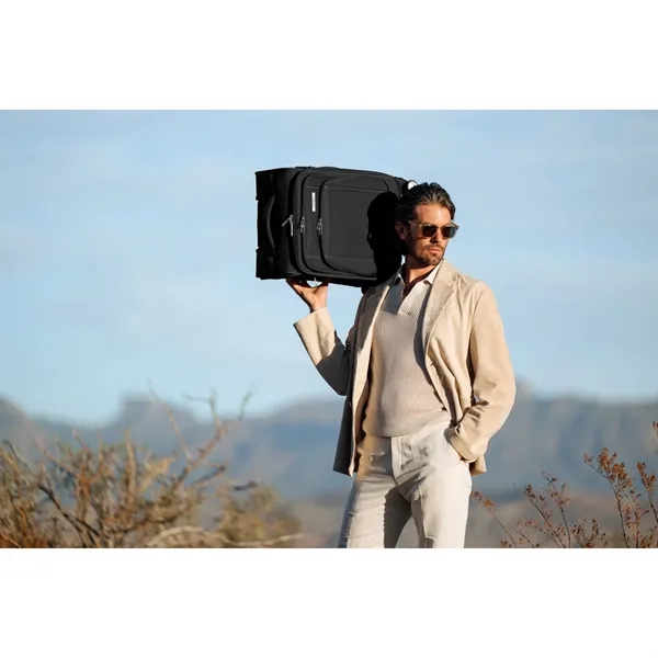 Softside carry-on luggage with carry handles and shock-absorbing wheels.... from ASI 56070 Gemline / Gemline®